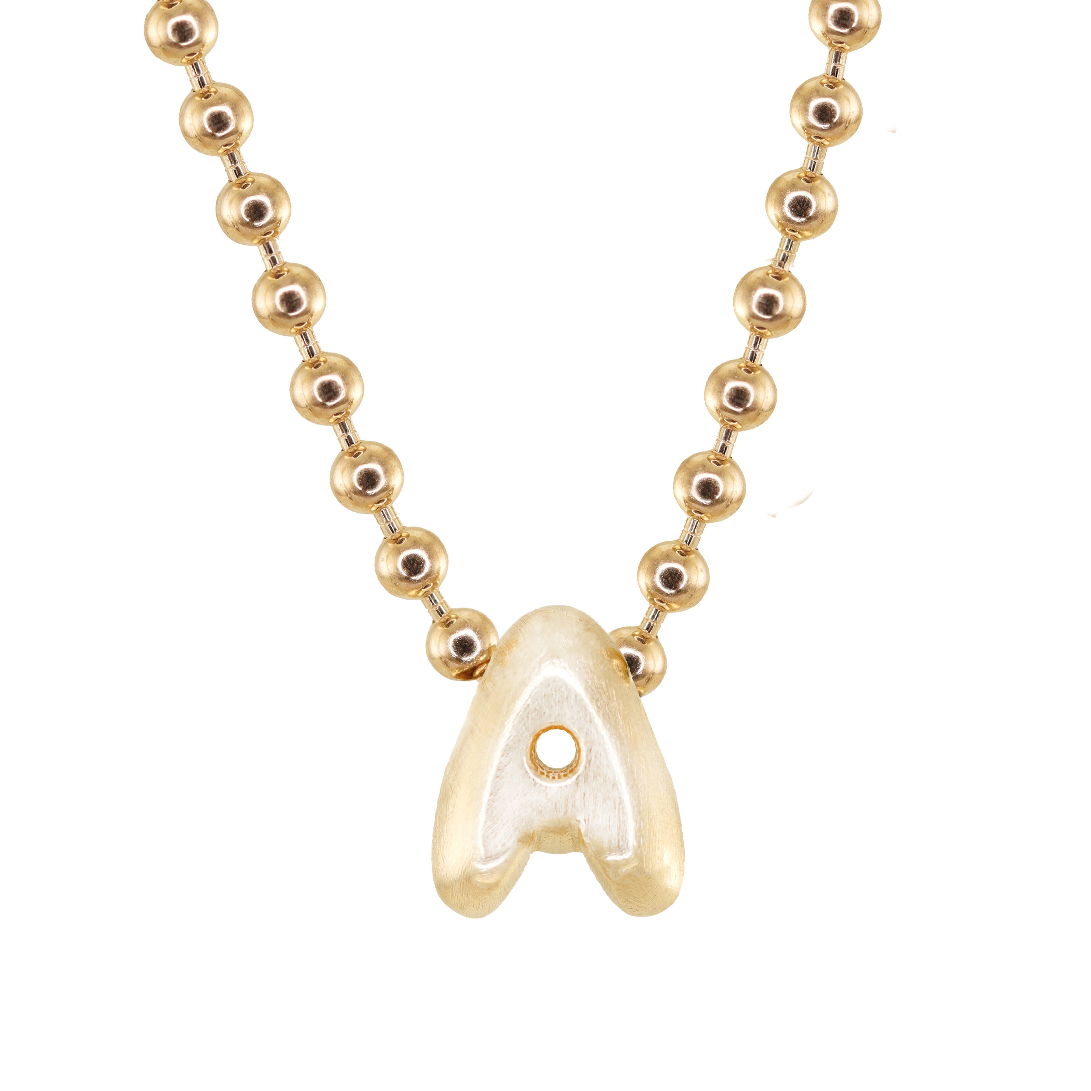 14K Diamond Bubble Initial Pendant – Alex Mika Jewelry